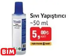 STUDİ SIVI YAPIŞTIRICI ~50 ML STUDİ SIVI YAPIŞTIRICI ~50 ML